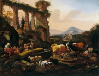 Pastoral scen